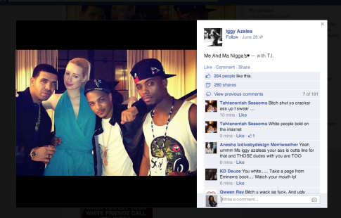 Check out Iggy's Nword Caption